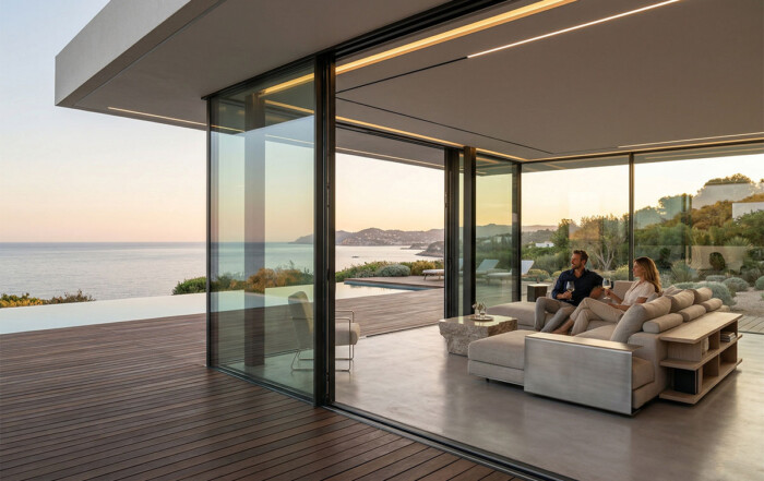 casa-prefabbricata-grandi-vetrate-mare-1200x800-1-700x441 prezzi case prefabbricate Home